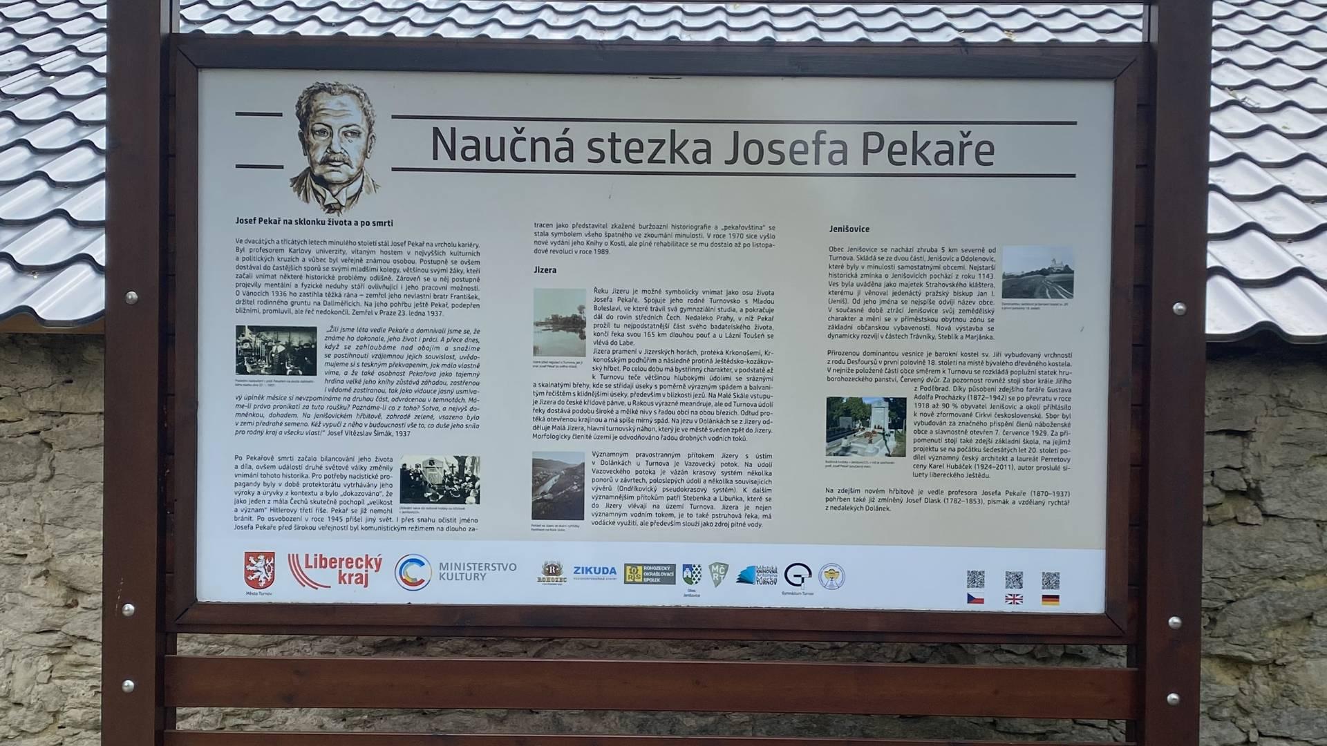 Po naučné stezce Josefa Pekaře