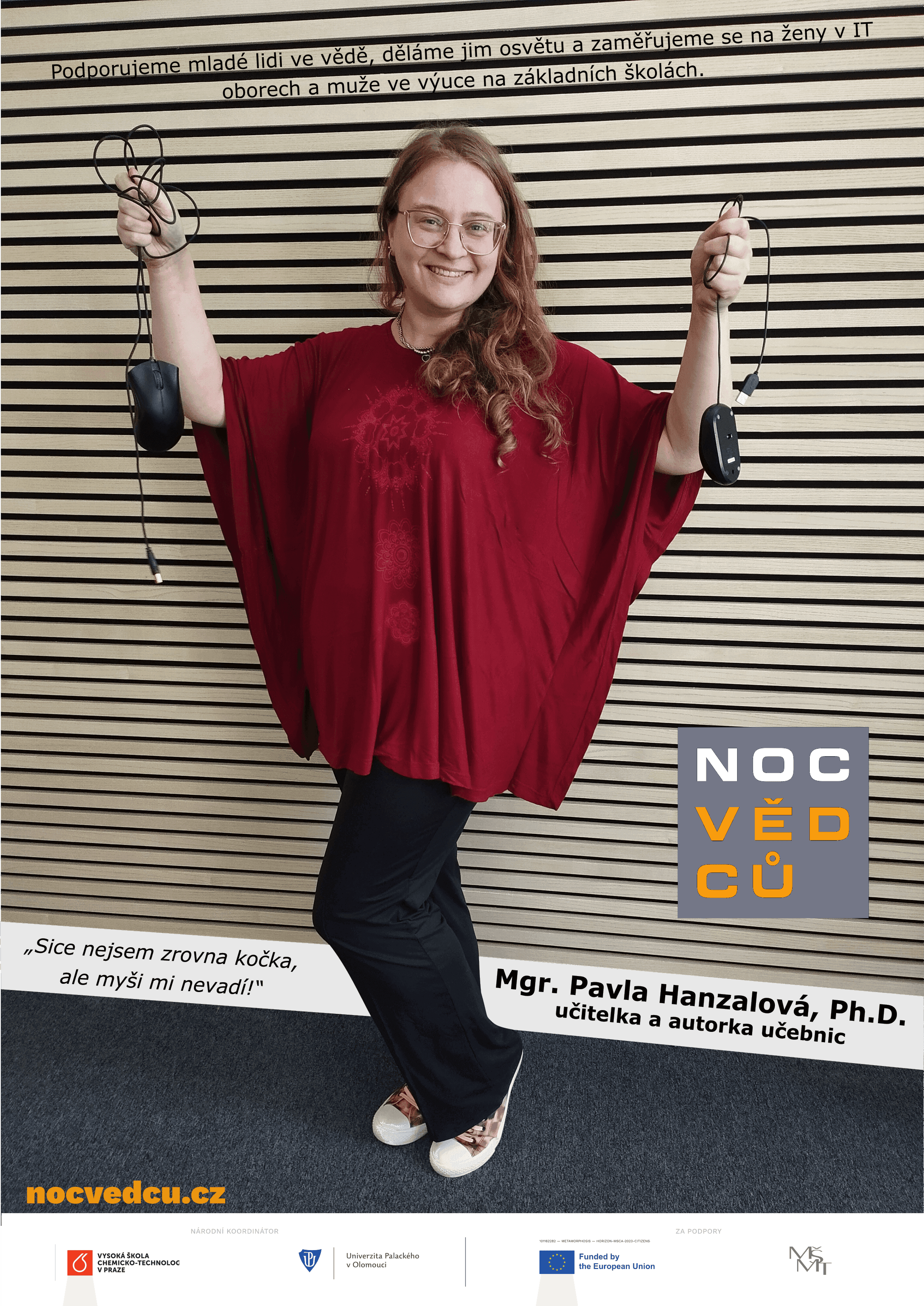 Pavla Hanzalová: Před tabulí je to stejné jako na jevišti