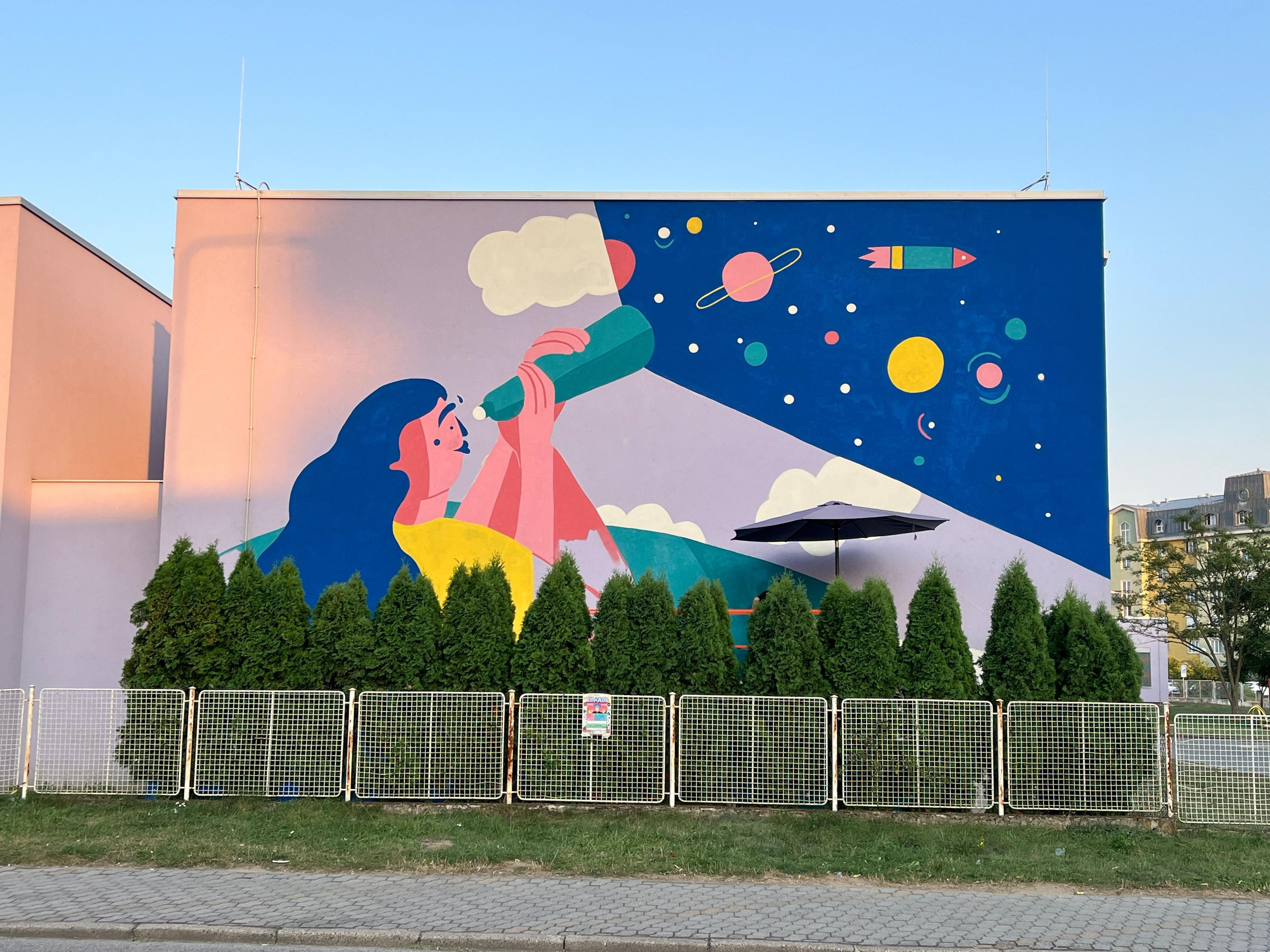 Boleslavské ulice oživila nová streetartová díla