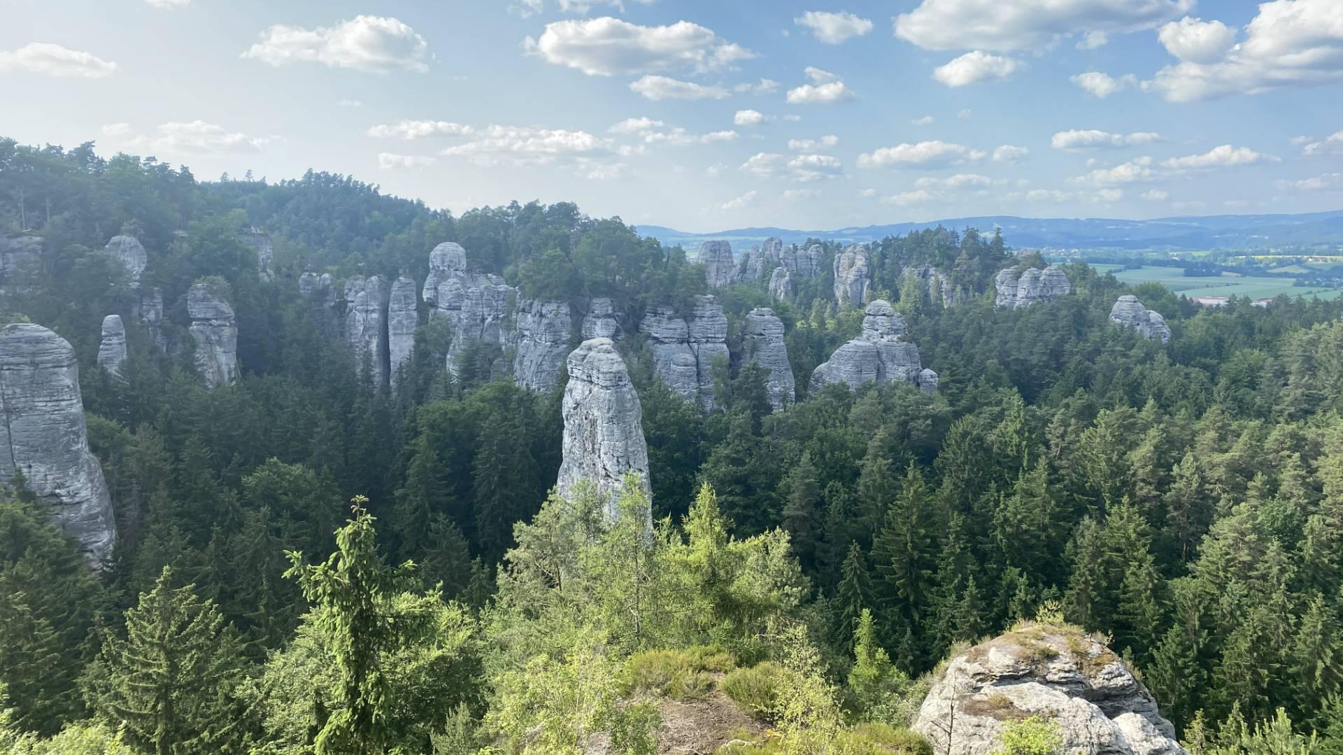 Nejkrásnější výhledy v Českém ráji – vyhlídky u Hrubé Skály