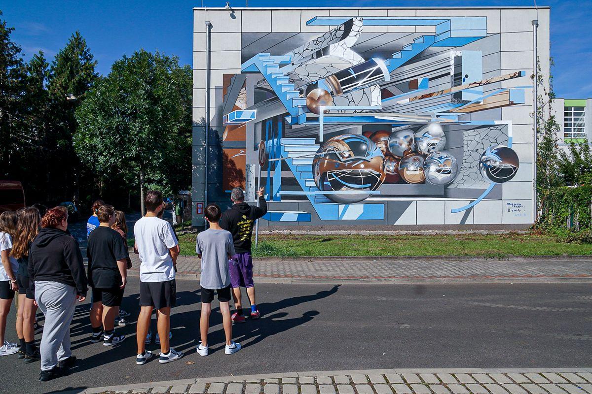 Mladá Boleslav jako netradiční galerie. Street art festival obohatil veřejný prostor města