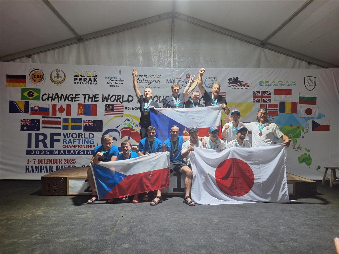 Z Mladé Boleslavi až na světové stupně vítězů. Raftaři uspěli na MS v Malajsii